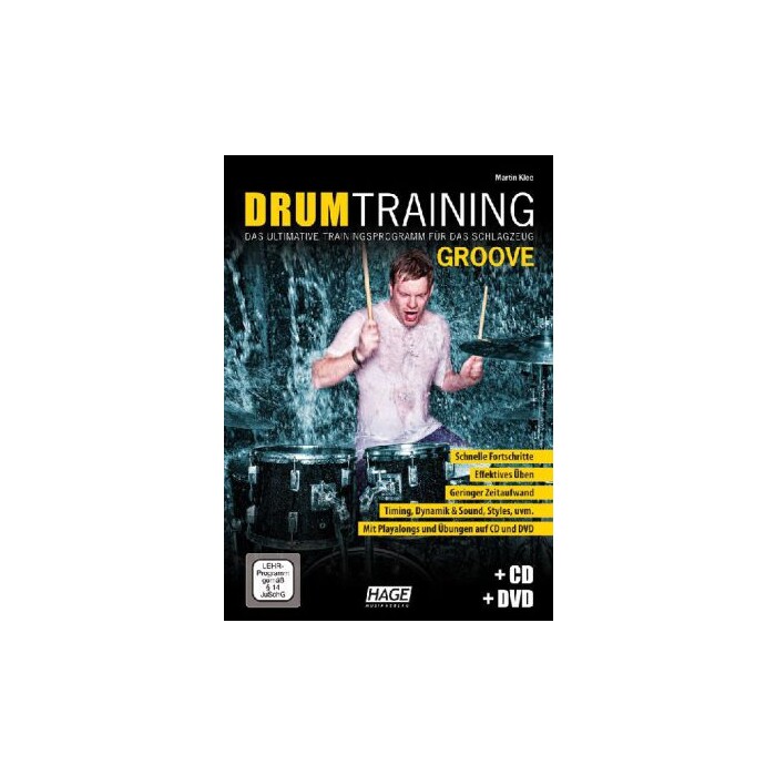Martin Klee: Drum Training Groove + CD + DVD - geheftet