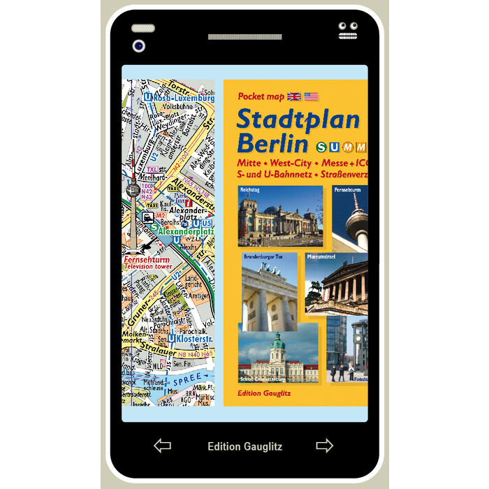 Stadtplan Berlin (Handy-Look)