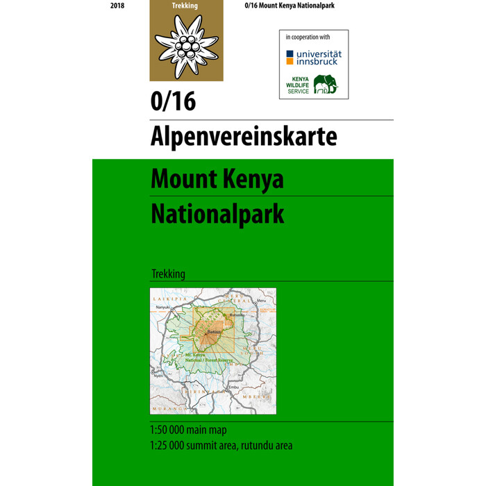 Mount Kenya Nationalpark, m. 1 Buch
