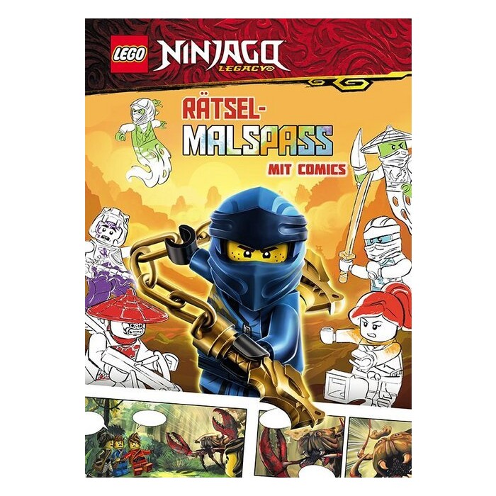 Ameet Verlag: LEGO® NINJAGO® – Rätselmalspaß mit Comics - Taschenbuch