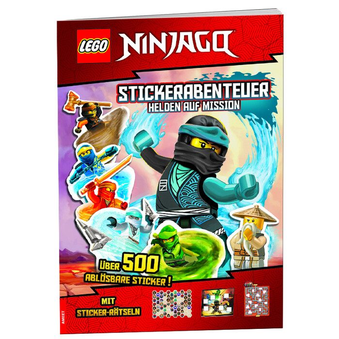 LEGO® NINJAGO® – Stickerabenteuer - Helden auf Mission - Taschenbuch