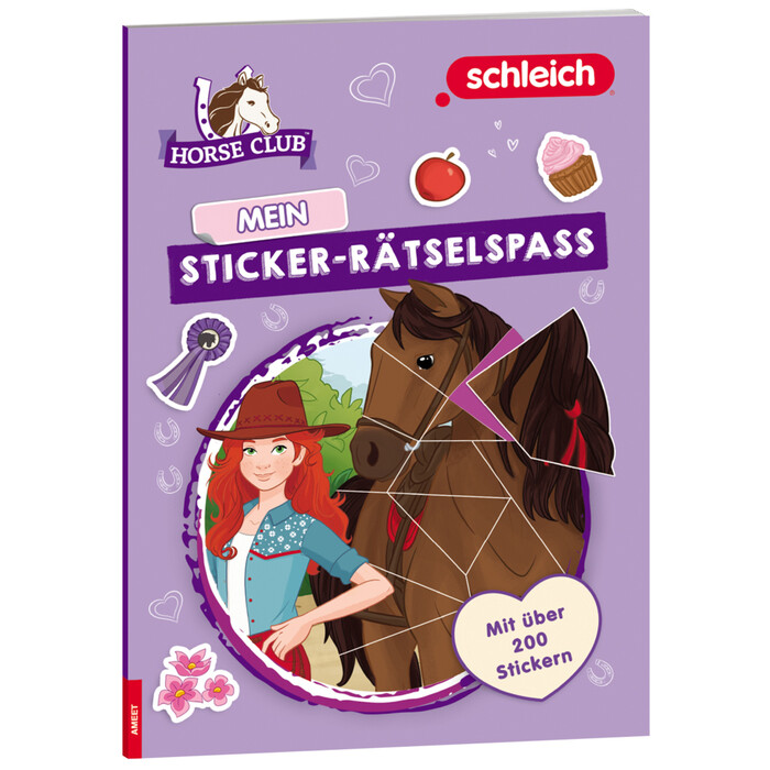 schleich® Horse Club™ – Mein Sticker-Rätselspaß,SCHLEICHH/Sticker/Rätselspaß
