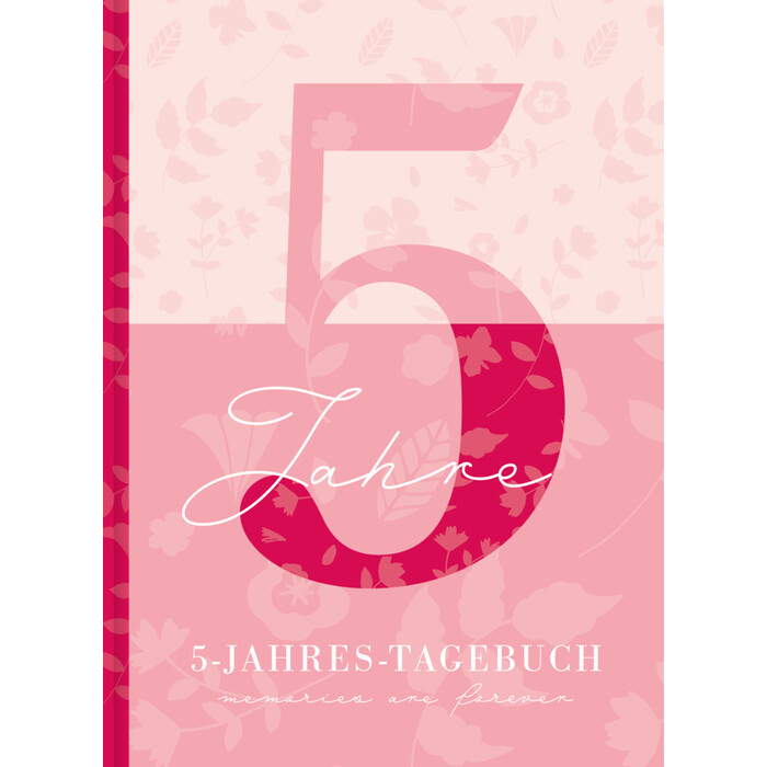 Lisa Wirth: 5 Jahresbuch: Das Tagebuch für 5 Jahre | Rosa 5 Jahres Kalender zum Ausfüllen für jeden Tag im Jahr, 365 Tage lang. Für Frauen und...