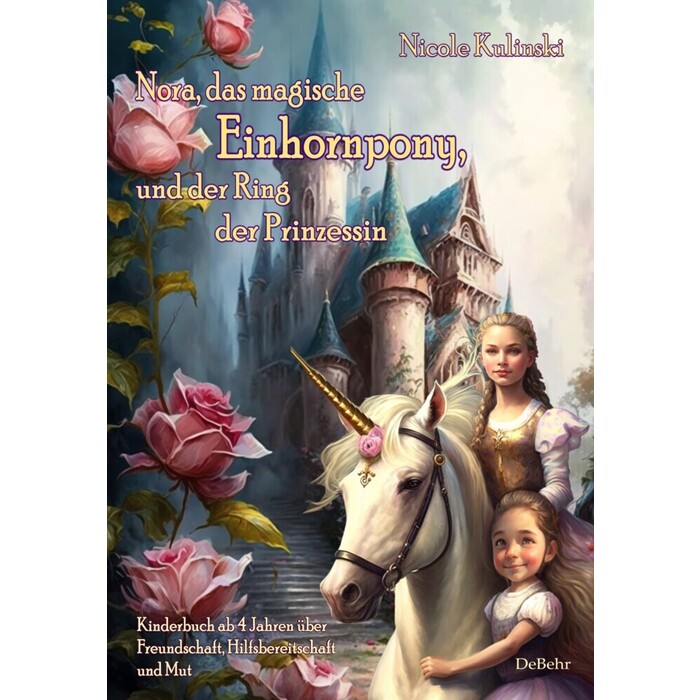 Nicole Kulinski: Nora, das magische Einhornpony, und der Ring der Prinzessin - Kinderbuch ab 4 Jahren über Freundschaft, Hilfsbereitschaft und Mut...