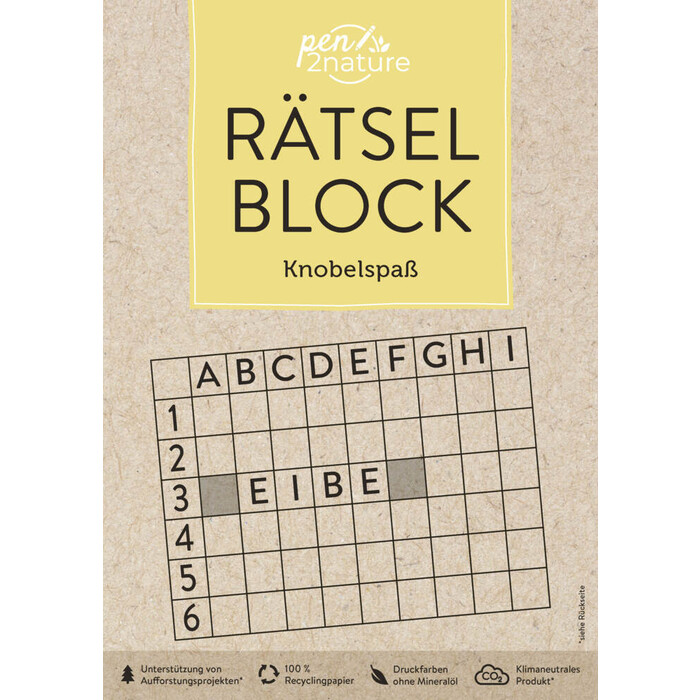 pen2nature: Rätselblock Knobelspaß. Block mit über 130 kniffligen Rätseln in Farbe - Taschenbuch
