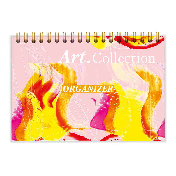 Lisa Wirth: Tischkalender 2024/2025 Der ideale Tisch-Organizer ohne Datum mit stabilem Hardcover und Spiralbindung aus der Art.Collection von Stay...