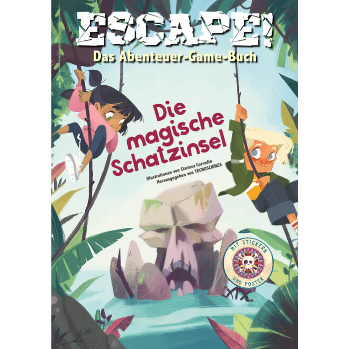 Mattia Crivellini: Escape! Das Abenteuer-Game-Buch: Die magische Schatzinsel - Taschenbuch