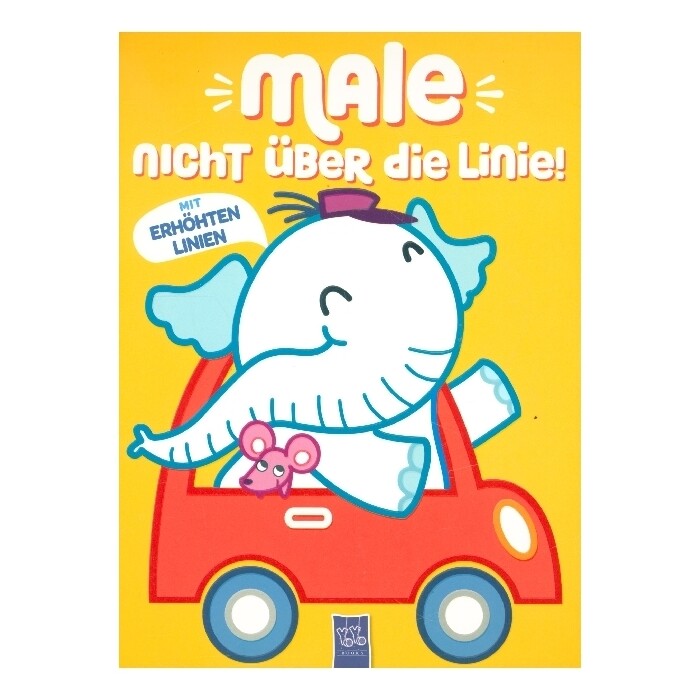 Male nicht über die Linie - Gelb - Taschenbuch